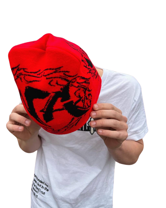 Warsalike Red Silk Lined Beanie